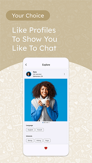 D8ship | Your Choice | Like Profiles To Show You Want To Chat | App Introduction